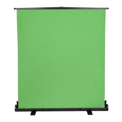 China Travor 1.5*2m Photography Backdrop Floor Standing Spotlight Folding Screen Chroma Seamless Main Green Photo Studio Background Screen for sale