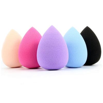 China Beauty Care Manufacturers Supply Squash Water Drop Makeup Powder Puff Beauty Makeup Eggs Wet Dry Oblique Cut Dual Function for sale