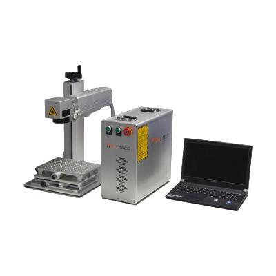 China Laser Marking HS Laser Separated Fiber Laser Nameplate Marking Machine 20w 30w 50w Metal Laser Engraver for sale