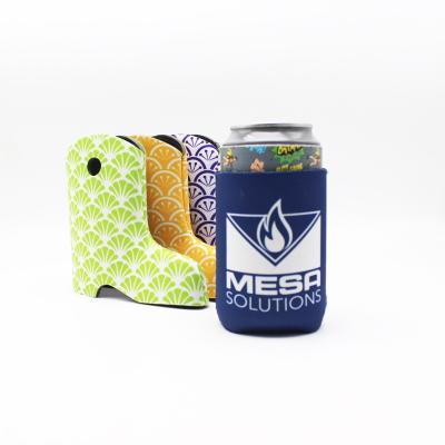 China Insulated Custom Oem Full Colour Printed Stubby Holders Sublimation Beer Bottle Neoprene Can Cooler for sale