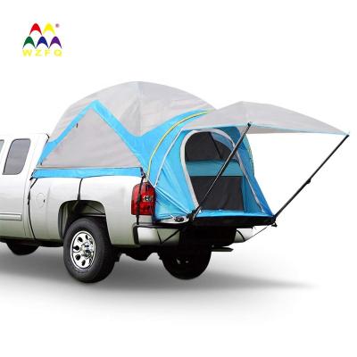 China Diagonal Bracing Type WZFQ Waterproof Pickup Truck Tents For 5.5' - 6.7' Bed With Removable Tent, Full Double Cabin Grenader Pickup Car Bed Tents for sale