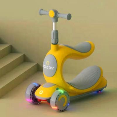 China ISO factory new design YC new style 3 in 1 kids scooter with big wheel kick scooter for sale for sale