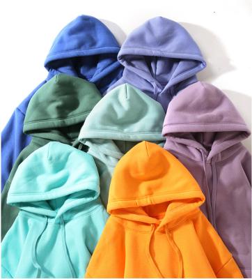 China thicker EH-017 Anti-wrinkle cotton hoodie premium fleece inside style sherpa hoodie sweatshirts unisex pullover for sale