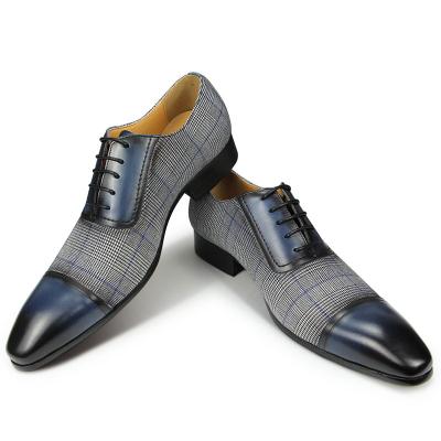 China Fashion Show Breathable High Quality Genuine Leather Pattern Designer Cloth Classic Elegant Gentleman Shoes Formal Dress for sale