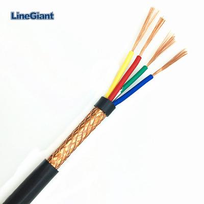 China Industrial Size Quality Copper Braid Screened PVC Flexible Control Cable for sale