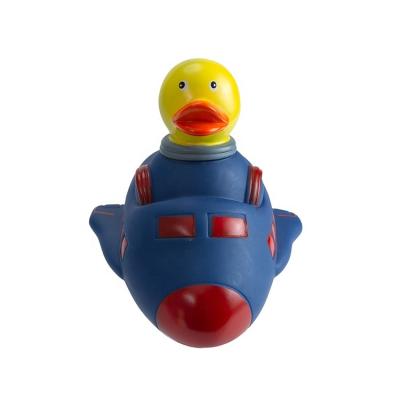 China Wholesale High Quality Hot Sale Space Toy Soft Bath Toy Eco-friendly Material Yellow Rubber Duck Vinyl Animal Bath Toy Rubber Duck for sale