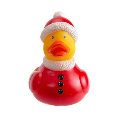 China High Quality Bath Toy Yellow Rubber Duck Santa Rubber Duck Vinyl Christmas Animal Hot Selling Eco-friendly Material Bath Toy Soft for sale