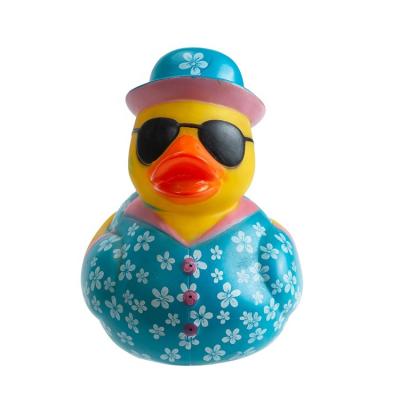 China Yellow Rubber Duck Rubber Duck Vinyl Animal Bath Toy Summer High Quality Hot Sale Eco-Friendly Material Bath Toy Soft for sale