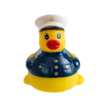 China Best Selling Bath Toy Soft Duck Bath Toy Yellow Rubber Rubber Duck Mount Eco-Friendly Material Marine Vinyl Duck Weighted Floating for sale