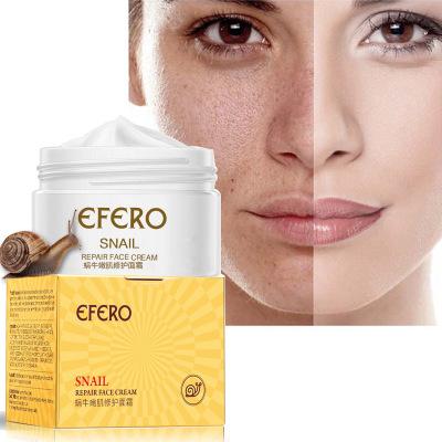 China Wholesale Snail Face Cream Breast Cream Face Cream Moisturizer And Acne Lotion Anti Aging Repair Whitening Cream for sale