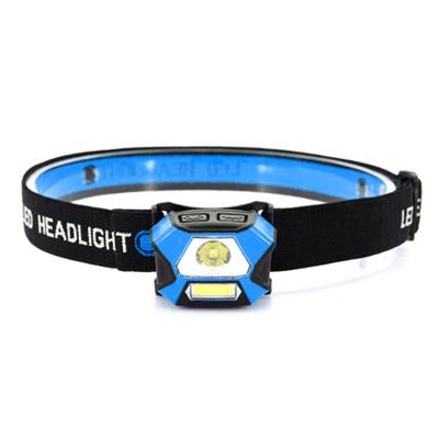 China Blue Detachable Motorhome Durapower Headlamp Camping Light Magnetic COB Led Rechargeable Mini Headlamp for sale