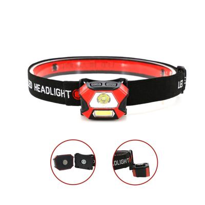 China Camping Durapower Camping Hiking Headlamp Detachable Magnetic COB Led Rechargeable Headlamp With Worklight for sale