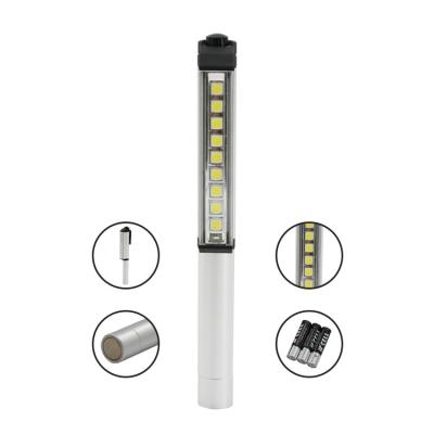 China Durapower Aluminum Portable Magnetic Nurse Camping LED Pen Light Medical Pen Light with Pocket Work Light for sale