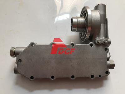 Chine couverture de réfrigérant à l'huile 6D114 avec la valve 6743-61-2111 pour des pièces de moteur diesel d'excavatrice à vendre