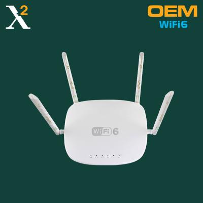 China Qos Wifi6 Mesh Internet Wireless Wifi 6 Mesh Routers Dual Band Wifi Mesh Router for sale