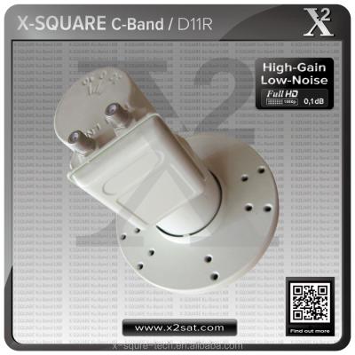 China Low Noise High Gain C-Band LNB One Cable Latest Cheap Solution For India Market for sale