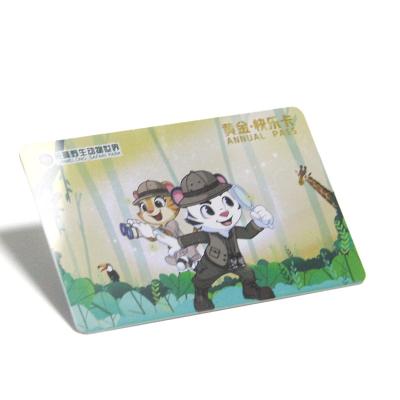 China Plastic Factory Supply Specular effect Sensitive Water proofing High cost performance Membership card for sale