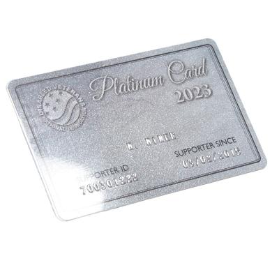 China Plastic Factory Hot Sales Hot Style High end and high-end Sensitive Durable Membership card for sale