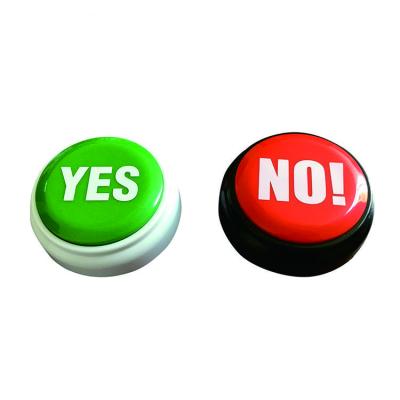 China Game/Business Promotion Custom Yes And No Sound Button Sound Push Ring Button Dog Buttons For Communication for sale