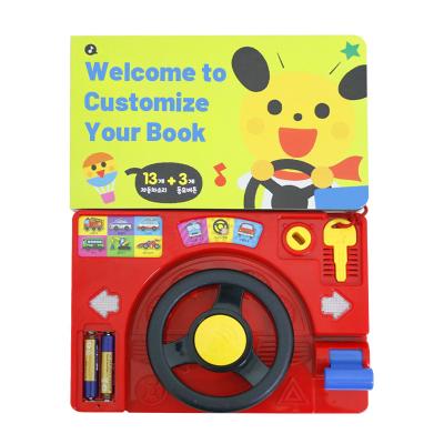 China Custom Paper+Sound Module Children Cartoon Picture Sound Toy Book Kids Books With Push Button Module for sale