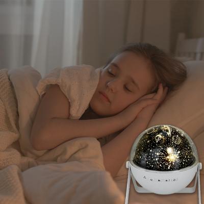 China Wholesale Modern Blue Wireless Night Light Portable Speaker Lamp Projection Planet Star Projector for sale