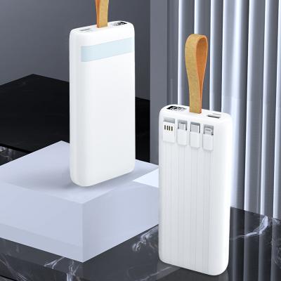 China Mini Fast Charging Support Casun Power Bank 20000mAh Portable Fast Charging Powerbank With Cable Power Digital Display for sale