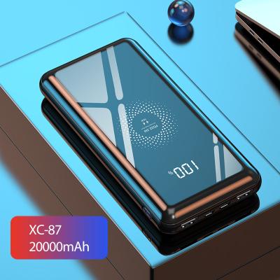 China Mah Fast Charging Magnetic Wireless Power Bank For Iphone 12 Support 15W Magnetic Fast Power Bank 20000 Wireless Charging for sale