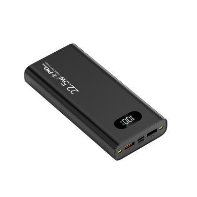 China Quick charge 3.0 metal 20000mah palladium wholsell manufacture support charging 20000 mAh power banks 22.5w power banks for sale