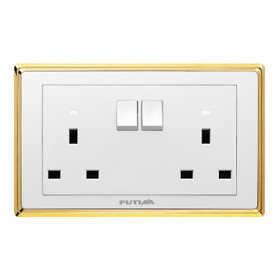 China Fashion A20 13A UK Wholesale Price PC Socket High Quality Flame Retardant Smart Home UK Socket for sale