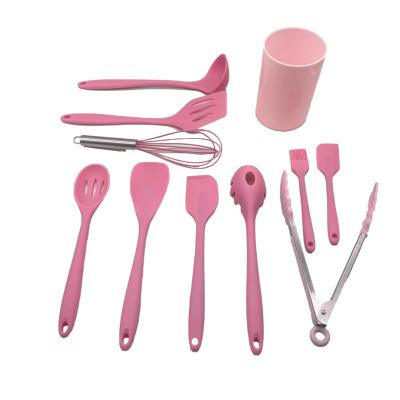 China Viable Hot Sale 11 Pieces In 1 Set Silicone Kitchen Accessories Cooking Tools Kitchenware Cocina Silicone Kitchen Utensils for sale