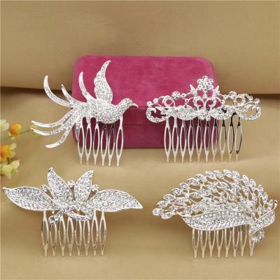 China Wedding Bridal Hair Comb Jewelry Headpieces Accessories Factory Directly Selling Hot Popular Rhinestone Korea Hair Cuts Accessories For Women for sale