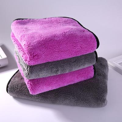 China QUICK DRY Super Thick Microfiber Cloth Workmanship Quick Dry Car Care Cleaning Micro Fiberglass Cloth Car Care Towel for sale