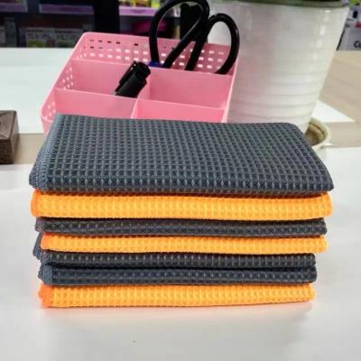 China China Wholesale QUICK DRY Superior Waffle Weave Microfiber Car Window Cleaning Drying Towels Microfiber Waffle Weave Fabric for sale