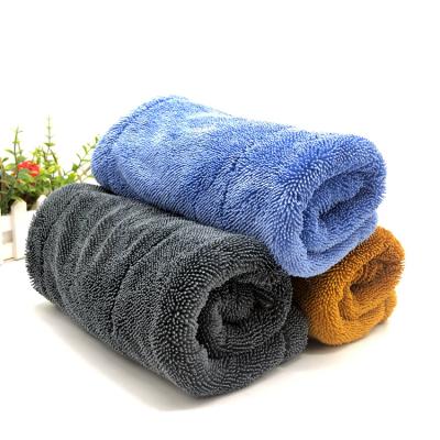 China 60*90CM Twist QUICK DRY Custom Car Care Microfibra Auto Care Wash Cloth Car Dry Towel for sale