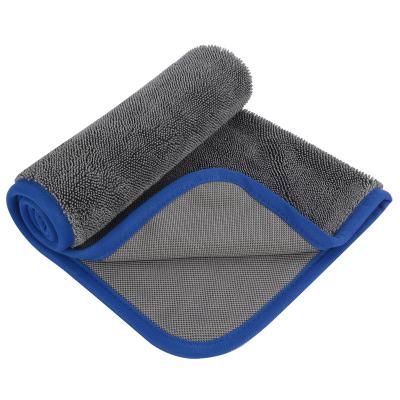 China QUICK DRY Professional Car Wash Long Twist Microfiber Cloth Cleaning Drying Towel Towels For Cars Washing Polishing Detailing for sale