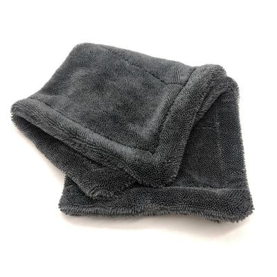 China 1200GSM QUICK DRY Korean Absorbent Microfiber Twisted Loop Car Wash Towel Car Drying Towel for sale