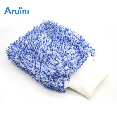 China Washmitt QUICK DRY Automotive Plush Gloves Car Wash Mitt Microfiber Washing Cleaning Mitt For Car Detailing for sale