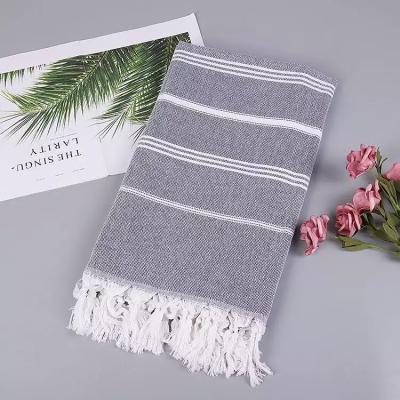 China Sustainable Turkish Bath Towel for SPA Beach Pool Gym and Bathroom Classic Series Turkish Beach Towel for sale