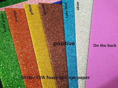 중국 2mm A4 Sapphire black brown glitter EVA foam spray powders can improve the child beginning ability decorative background 판매용