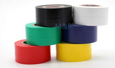 China Heat Resistant  Pvc Electrical Tape , Adhesive 6 Multi Colored Masking Tape for sale