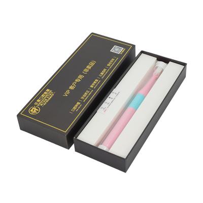 China Recycled Packaging Gold Foil Logo Printing Lid And Bottom Custom Materials Luxury Gift Boxes Electronic Paper Toothbrush Container for sale