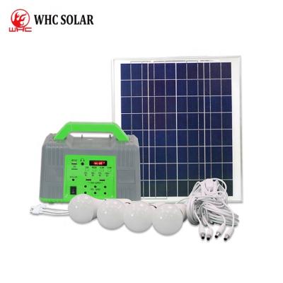 China SK1212 WHC Home SOLAR Portable 20W Power Bank Radio Camping Solar Energy Systems for sale