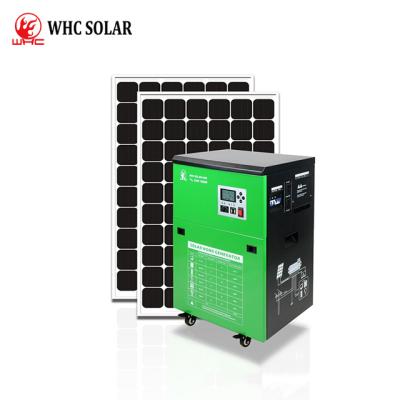 China WHC Solar Power Panel Home Portable Generator Electricity Generating System 80000watt 10kw Solar Off Grid Solar Power System for sale