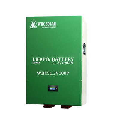 China Long Cycle Life Solar WHC 51.2V100P 100ah 200ah Lifepo4 Battery Hot Selling Lithium Ion Battery In Africa for sale