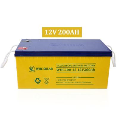 China Inverter 12v 24v volt 12ah 200ah volt 200ah lead acid gel deep cycle storage recharge toys price solar ups solar battery for sale