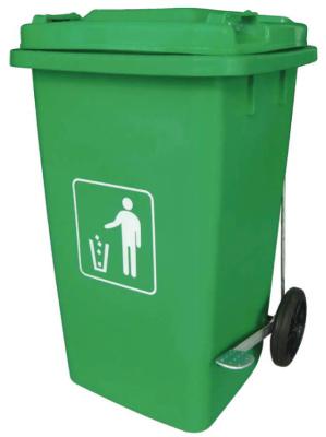 China Sustainable Melamine Trash Can, Plastic Trash Can Green Color Or Waste Bin for sale