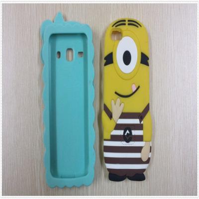 China 2014 custom soft PVC/silicone/rubber mobile phone cases with cute design for 5s for sale