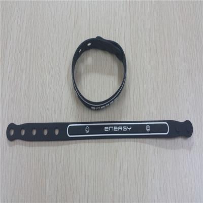 China custom design silicone/soft pvc/rubber silicone wrist band for decoration /promotion for sale