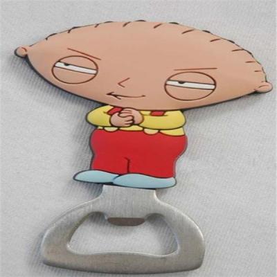 China big head simple silicone bottle openers with duck shape for sale