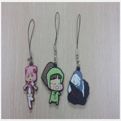 China 2014 customized hot cartoon human shape ornamental mobile pendants for promotion for sale